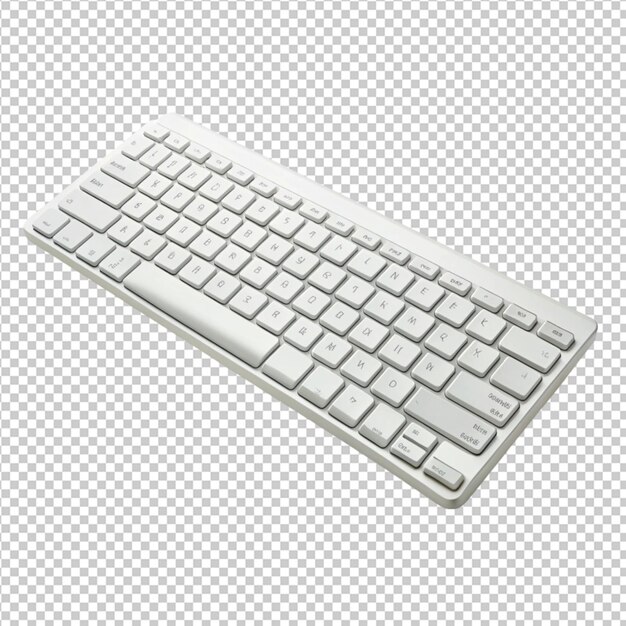 PSD picture white keyboard