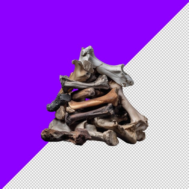 PSD pile of assorted animal bones