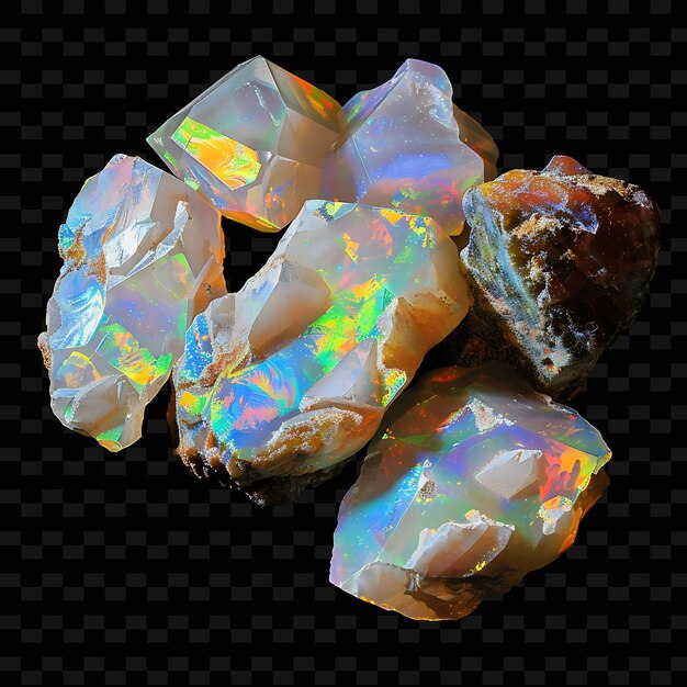 PSD a pile of marbles with the word opal on it