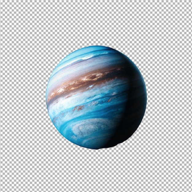 PSD planet isolated on transparent background