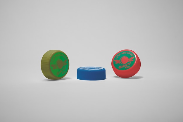 PSD plastic cap mockup design