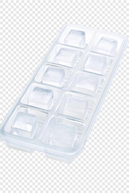PSD a plastic container with the lid open and the word ice on it