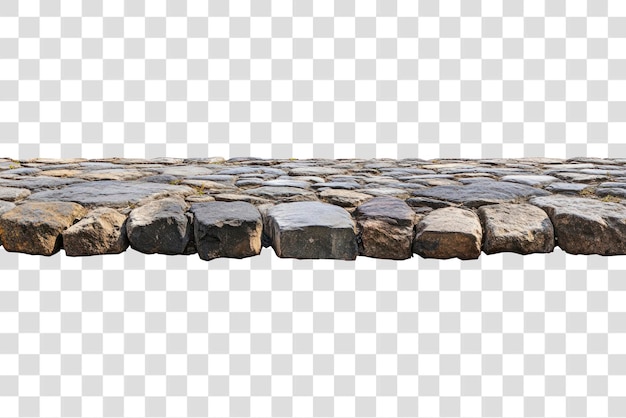 PSD png old cobble stone road cobblestone path architecture