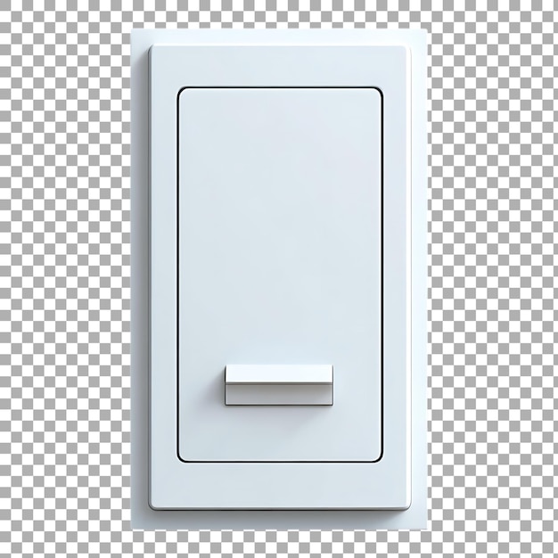 PSD png switch button against a transparent background for technology electronics or interface design projects