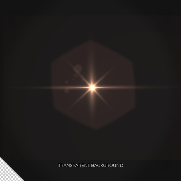 PSD point light flares transparent overlay