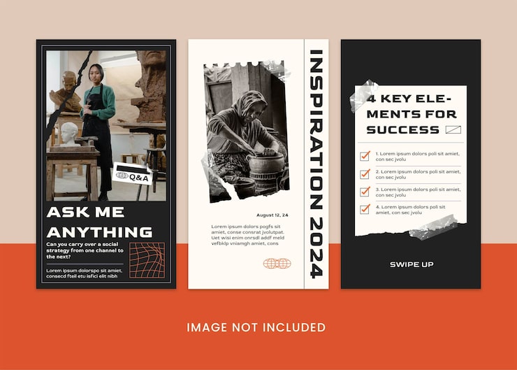 PSD porta coach instagram story template vol4