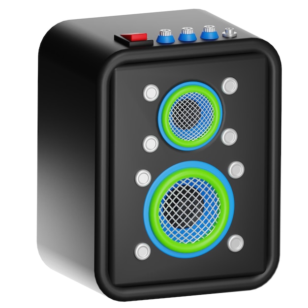 PSD portable bluetooth speaker with led lights