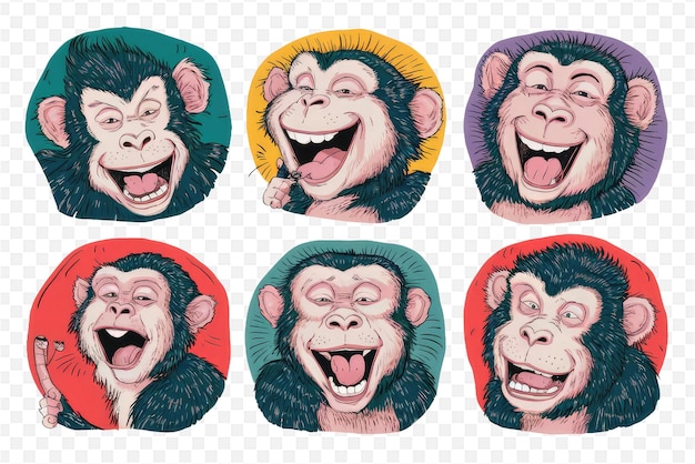 PSD a poster of a monkey with a picture of a monkey on it