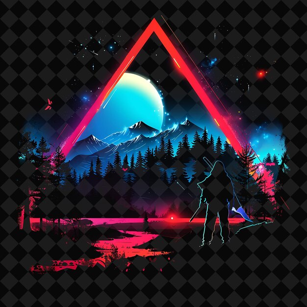 PSD a poster with a couple in the mountains and a mountain in the background