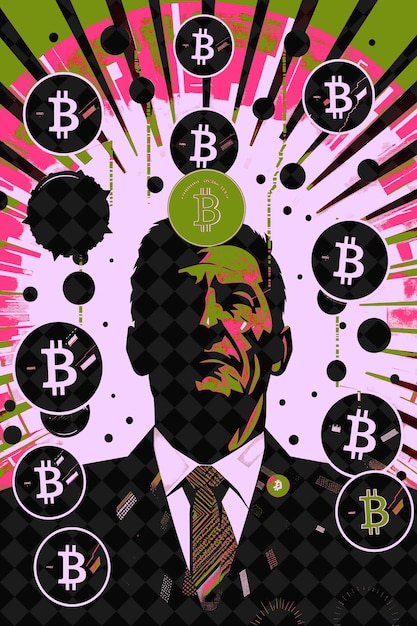 PSD a poster with the letter b on it