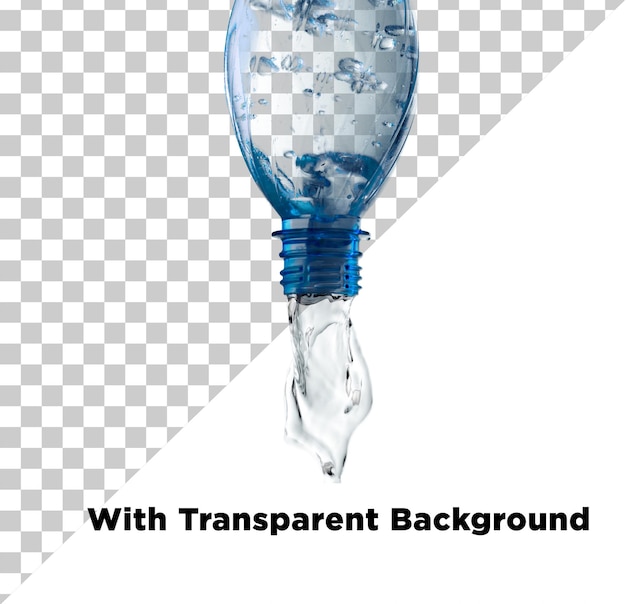 PSD pouring water bottle