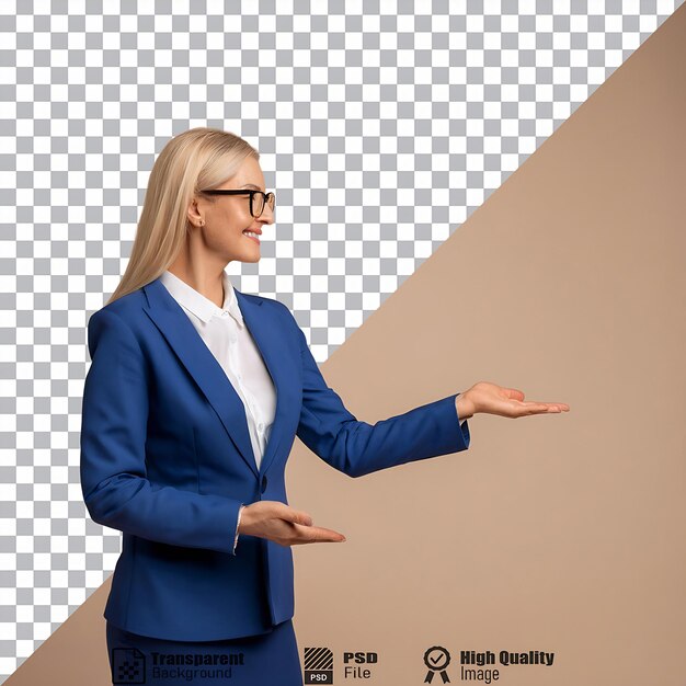 PSD presenting with confidence a professionals pose for success