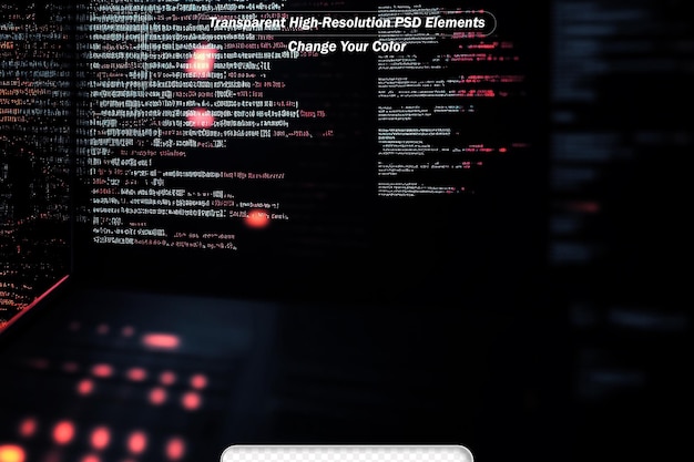 PSD programming code abstract technology background of software developer and computer script