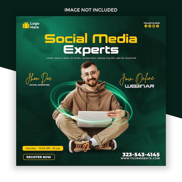 PSD promote your social media with online experts