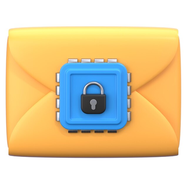 PSD protect 3d illustration icon pack element