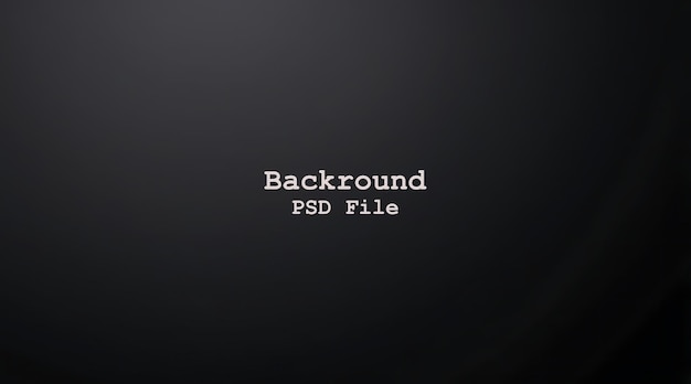 PSD psd abstract black gradient background empty black color studio room background