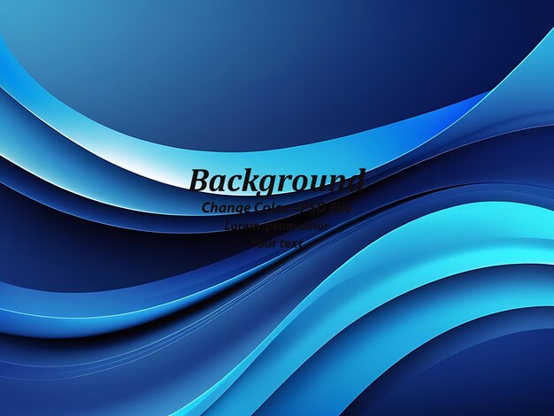 PSD psd abstract blue wavy background with dynamic effect