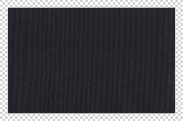 PSD psd black paper texture on transparent background