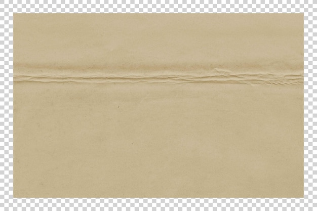 PSD psd brown paper texture on transparent background