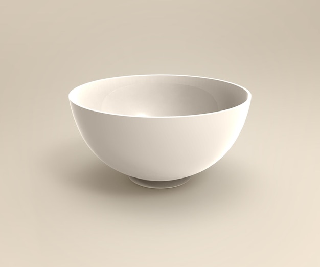 PSD psd ceramic food blank bowl mockup