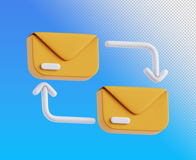 PSD psd conversation 3d illustration