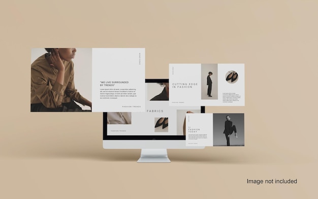 PSD psd desktop screen mockup