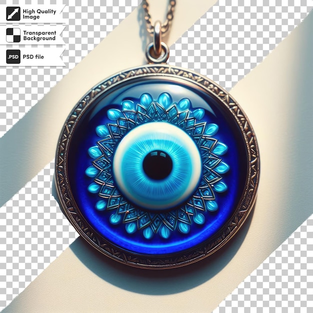 PSD psd eye from the evil eye on transparent background with editable mask layer