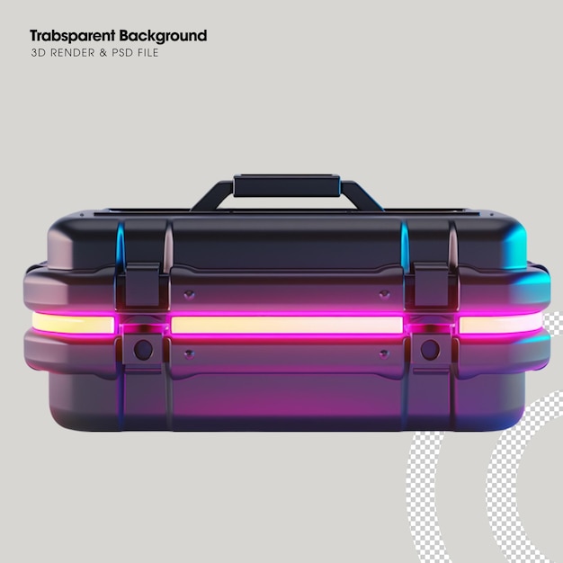 PSD psd a luggage bag element isolated 3d object