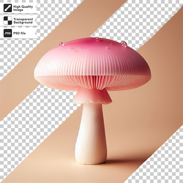 PSD psd mushrooms on transparent background