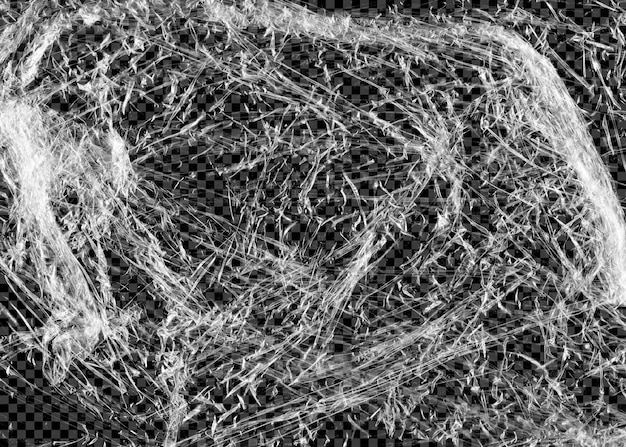 PSD psd transparent plastic texture on background