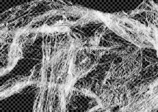 PSD psd transparent plastic texture on background