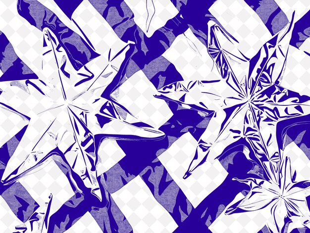 PSD a purple and white pattern with a palm tree on it