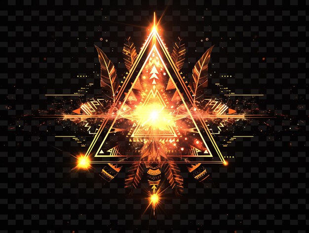 PSD a pyramid with a star on it