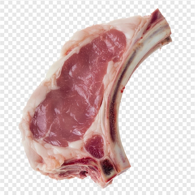 PSD raw lamb chop on bone