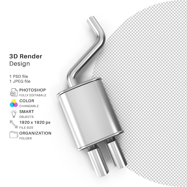 PSD realistic car accessories