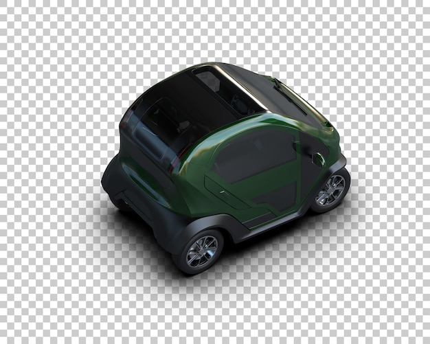 PSD realistic car isolated on background 3d rendering illustration