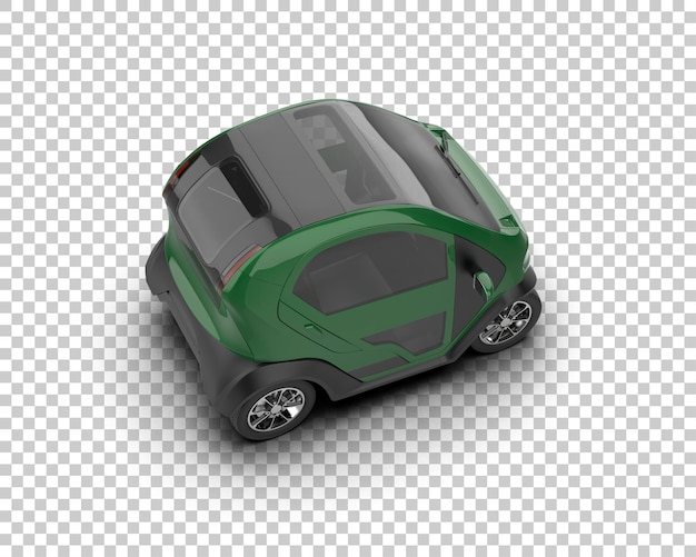 PSD realistic car isolated on background 3d rendering illustration