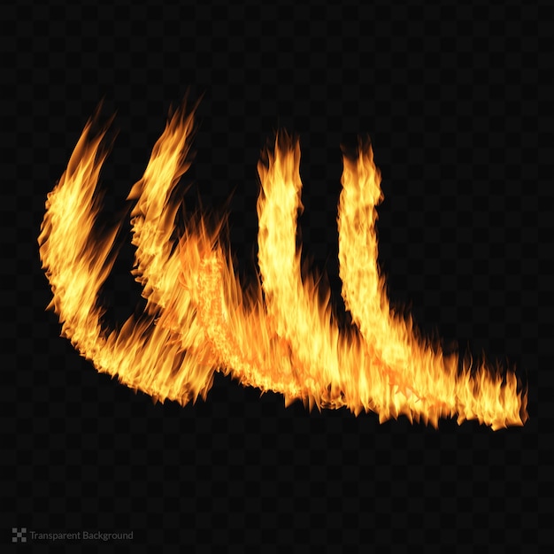 PSD realistic fire flames explosion