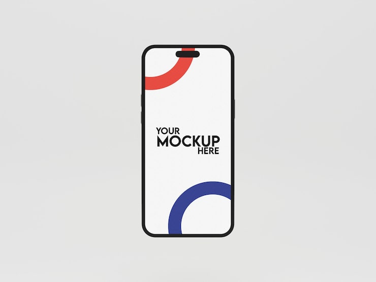 PSD realistic phone 14 mockup psd