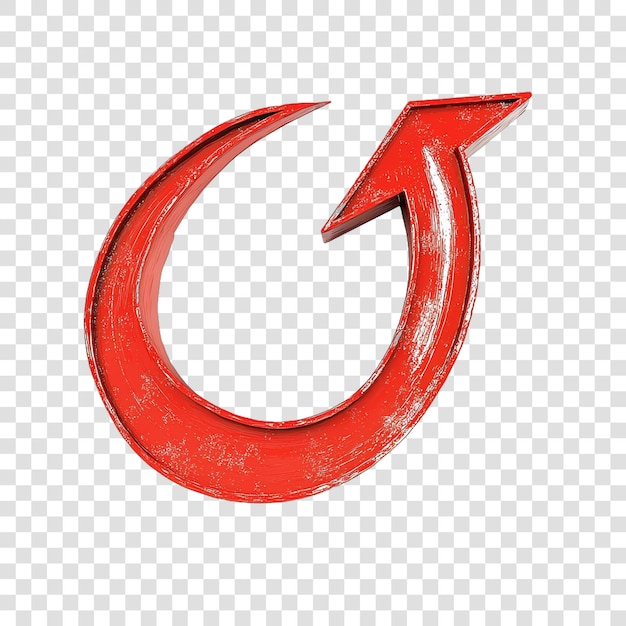 PSD red arrow symbol