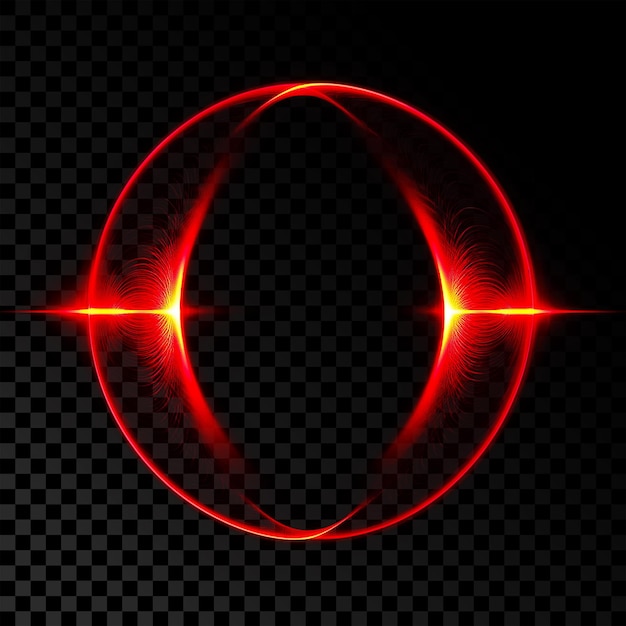 PSD red glowing circle