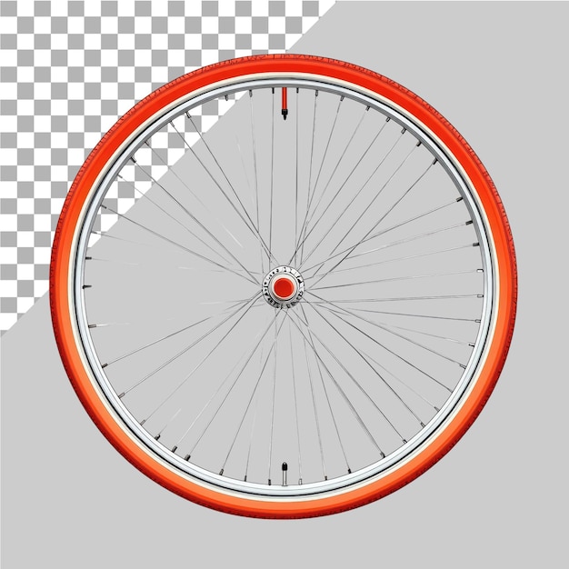 PSD red and orange on a transparent background