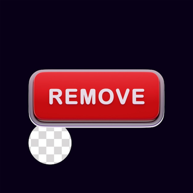 PSD remove red button click call to action