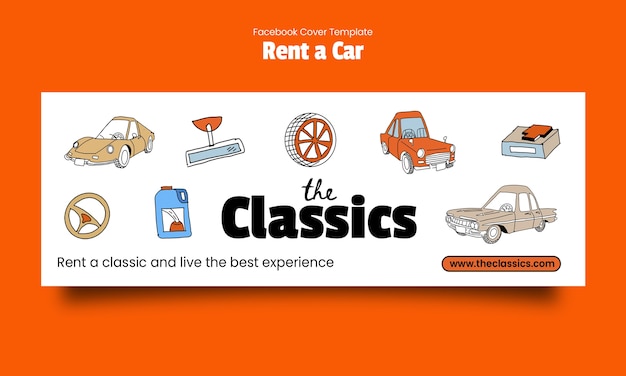 PSD rent a car template design