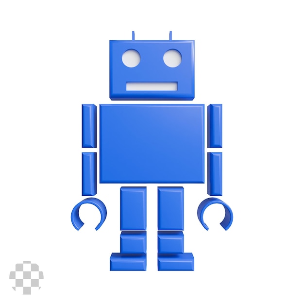 PSD robot 3d icon