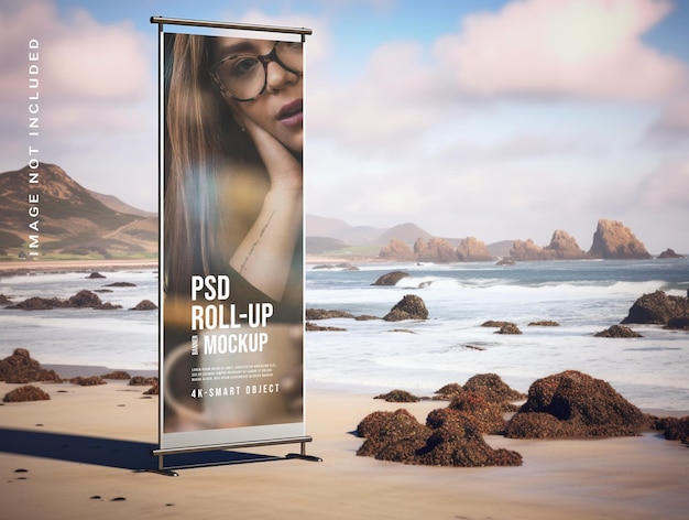 rollup banner mockup