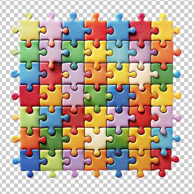 PSD rompecabezas armando transparent background