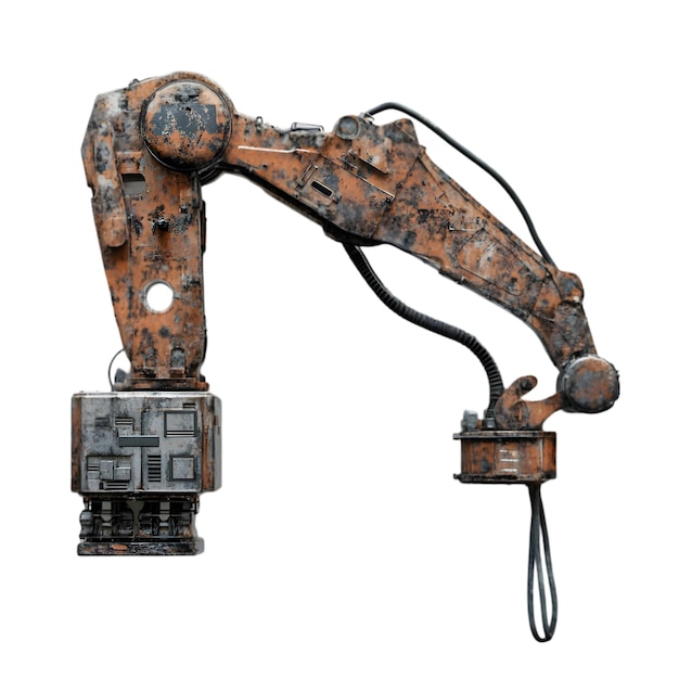PSD rusty robot arm