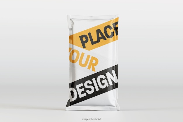 PSD sachet packaging mockup