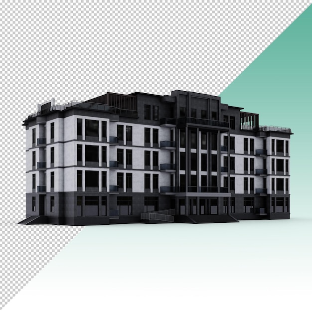 PSD sanatorium building isolated